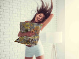 Almohada de salud flores amarillas