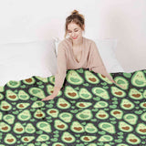 Manta terapéutica original - Funda de algodón Aguacates verdes
