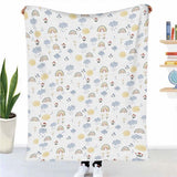 Manta terapéutica original - Funda de algodón arcoíris