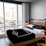 Set de ropa de cama con mantas terapéuticas formas sangrientas