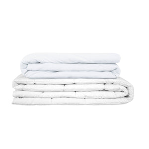 Original Therapiedecke - Gewichtsdecke mit Baumwollbezug in Weiß für Kinder