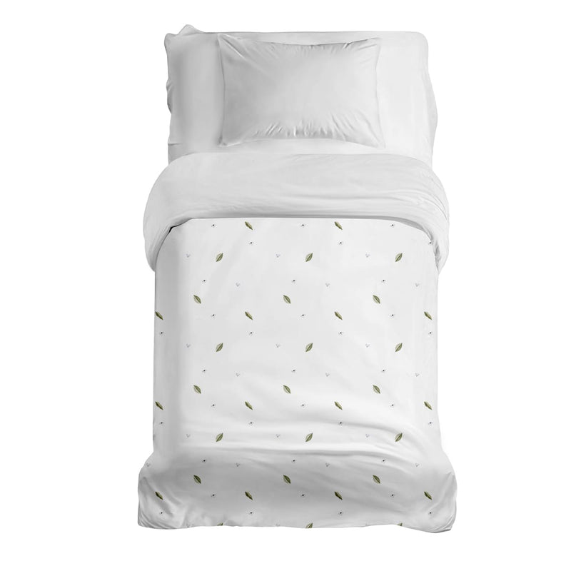 Manta terapéutica original - Funda de algodón Hojas verdes