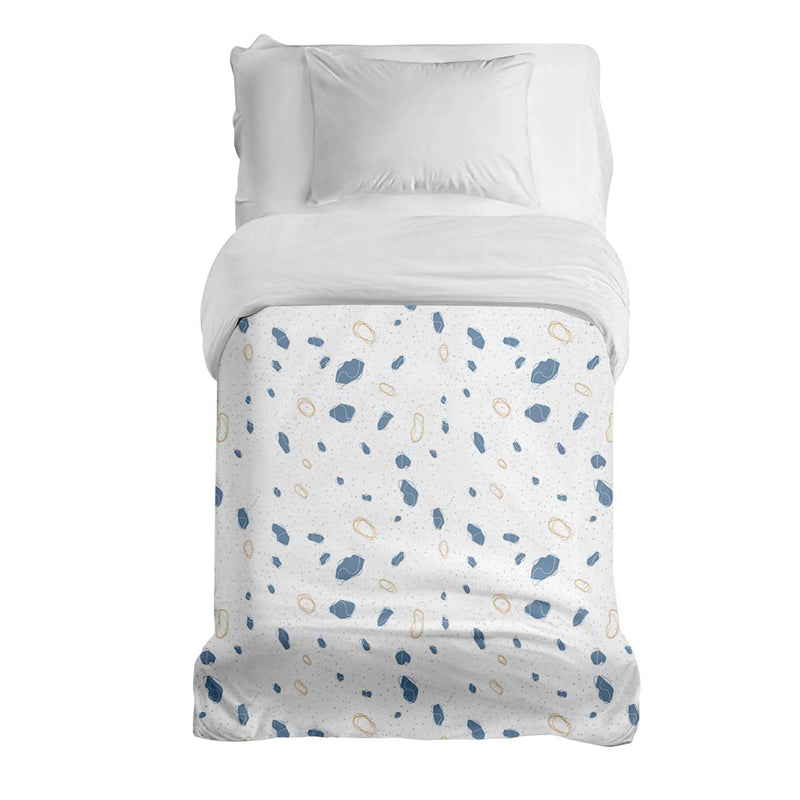 Manta terapéutica original - Funda de algodón Formas azules
