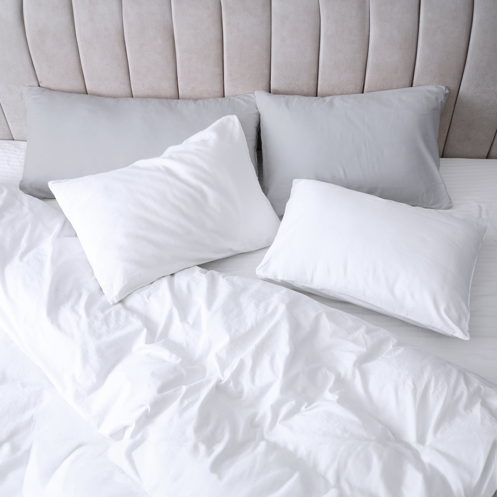 Almohada de salud gris claro