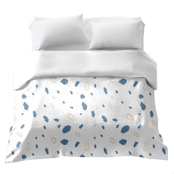 Manta terapéutica original - Funda de algodón Formas azules