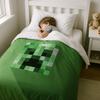 Manta terapéutica original - Manta con peso Minecraft Creeper con funda de algodón para niños y adultos