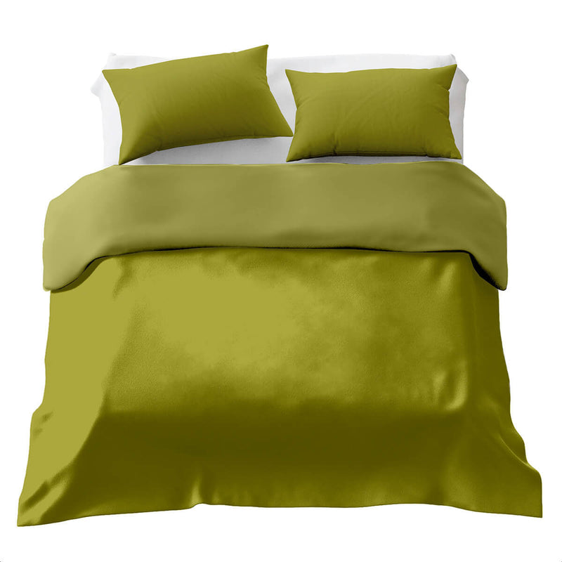 Juego de ropa de cama básico con manta terapéutica caqui