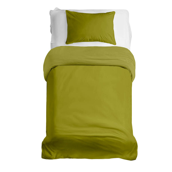 Juego de ropa de cama básico con manta terapéutica caqui