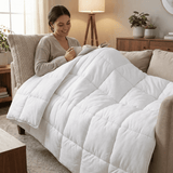 Manta terapéutica original - Funda para mantas con peso con lazos para niños y adultos