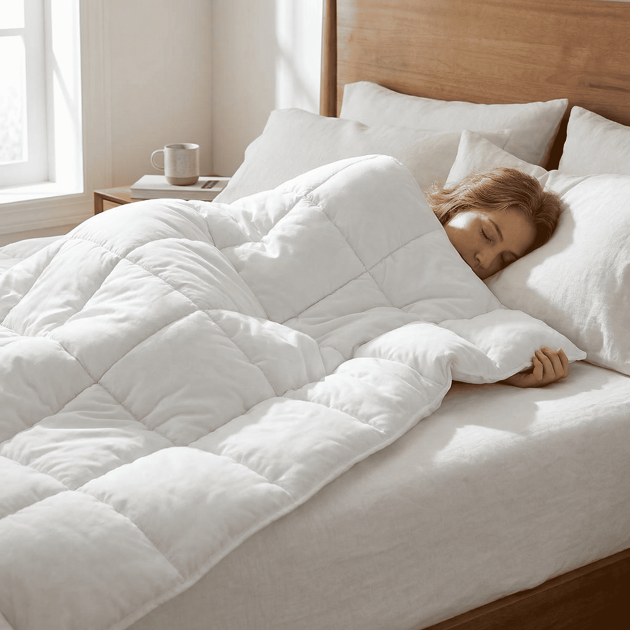 Manta terapéutica original - Funda para mantas con peso con lazos para niños y adultos