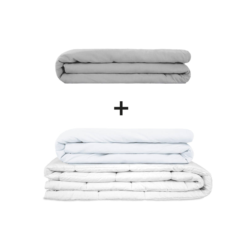 Manta terapéutica original - Juego de mantas con peso para adultos incluyendo 2 fundas a elegir