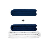 Manta terapéutica original - Juego de mantas con peso para adultos incluyendo 2 fundas a elegir