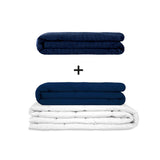 Manta terapéutica original - Juego de mantas con peso para adultos incluyendo 2 fundas a elegir