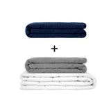 Manta terapéutica original - Juego de mantas con peso para adultos incluyendo 2 fundas a elegir