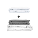 Manta terapéutica original - Juego de mantas con peso para adultos incluyendo 2 fundas a elegir