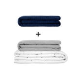 Manta terapéutica original - Juego de mantas con peso para adultos incluyendo 2 fundas a elegir