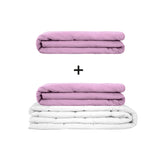 Manta terapéutica original - Juego de mantas con peso para adultos incluyendo 2 fundas a elegir