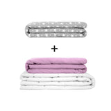 Manta terapéutica original - Juego de mantas con peso para adultos incluyendo 2 fundas a elegir