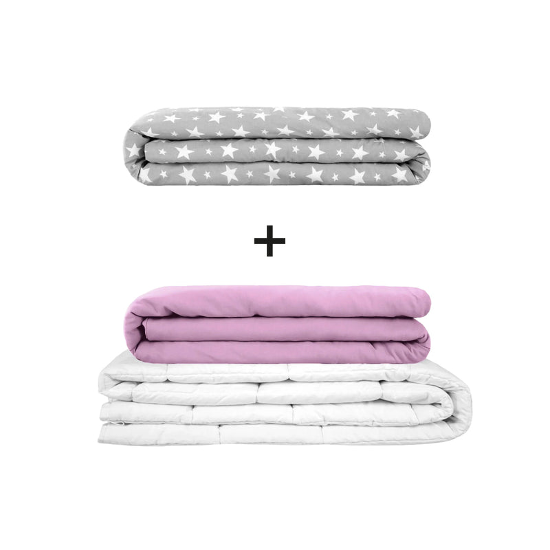 Manta terapéutica original - Juego de mantas con peso para adultos incluyendo 2 fundas a elegir