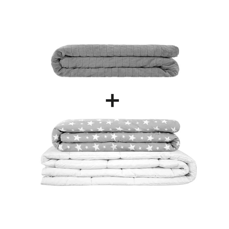 Manta terapéutica original - Juego de mantas con peso para adultos incluyendo 2 fundas a elegir