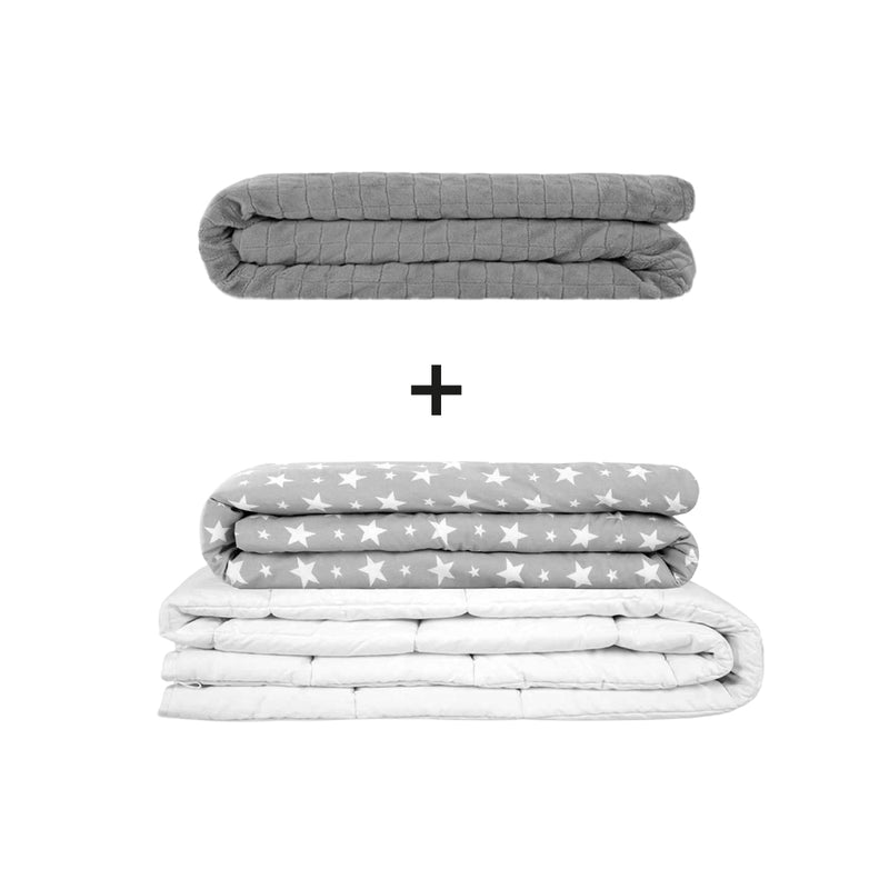 Manta terapéutica original - Juego de mantas con peso para adultos incluyendo 2 fundas a elegir
