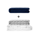 Manta terapéutica original - Juego de mantas con peso para adultos incluyendo 2 fundas a elegir