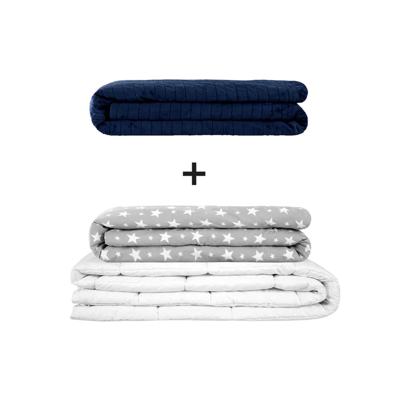 Manta terapéutica original - Juego de mantas con peso para adultos incluyendo 2 fundas a elegir