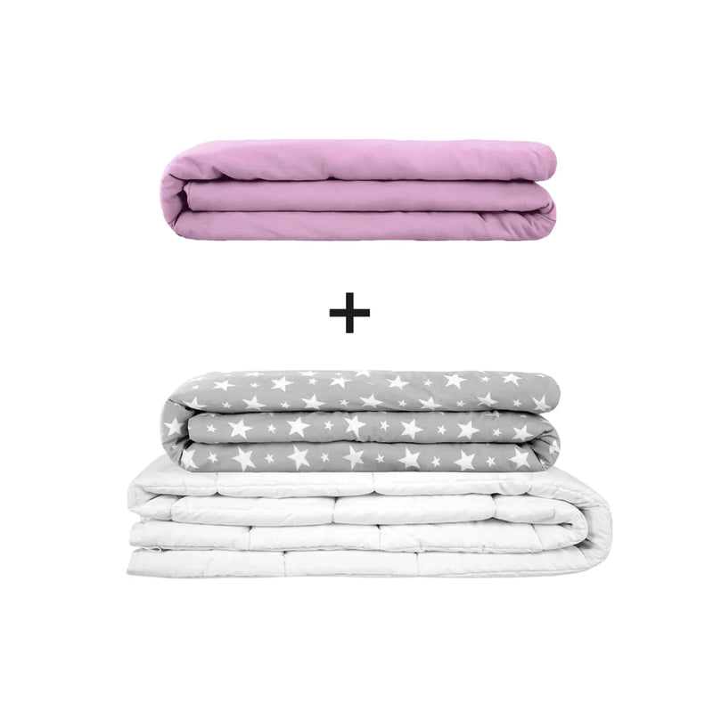 Manta terapéutica original - Juego de mantas con peso para adultos incluyendo 2 fundas a elegir