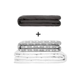 Manta terapéutica original - Juego de mantas con peso para adultos incluyendo 2 fundas a elegir