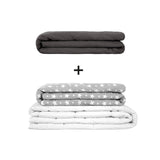 Manta terapéutica original - Juego de mantas con peso para adultos incluyendo 2 fundas a elegir