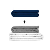 Manta terapéutica original - Juego de mantas con peso para adultos incluyendo 2 fundas a elegir