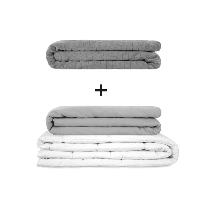 Manta terapéutica original - Juego de mantas con peso para adultos incluyendo 2 fundas a elegir