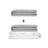 Manta terapéutica original - Juego de mantas con peso para adultos incluyendo 2 fundas a elegir