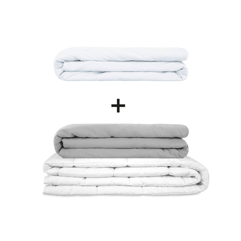 Manta terapéutica original - Juego de mantas con peso para adultos incluyendo 2 fundas a elegir