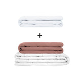 Manta terapéutica original - Juego de mantas con peso para adultos incluyendo 2 fundas a elegir