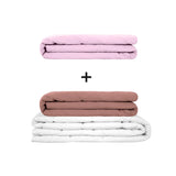 Manta terapéutica original - Juego de mantas con peso para adultos incluyendo 2 fundas a elegir