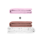 Manta terapéutica original - Juego de mantas con peso para adultos incluyendo 2 fundas a elegir