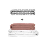 Manta terapéutica original - Juego de mantas con peso para adultos incluyendo 2 fundas a elegir