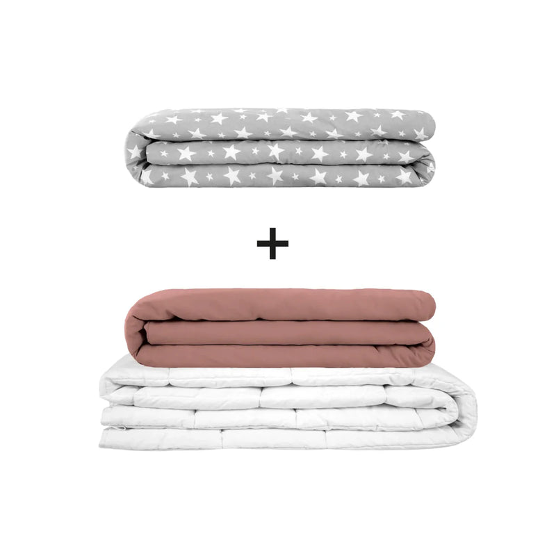 Manta terapéutica original - Juego de mantas con peso para adultos incluyendo 2 fundas a elegir