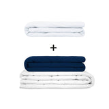 Manta terapéutica original - Juego de mantas con peso para adultos incluyendo 2 fundas a elegir