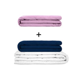 Manta terapéutica original - Juego de mantas con peso para adultos incluyendo 2 fundas a elegir