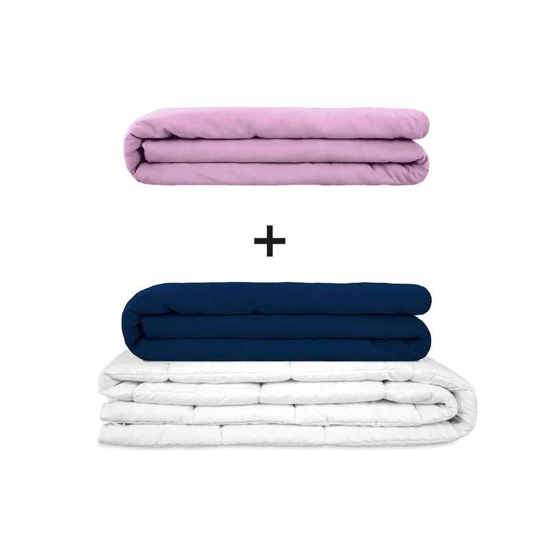 Manta terapéutica original - Juego de mantas con peso para adultos incluyendo 2 fundas a elegir