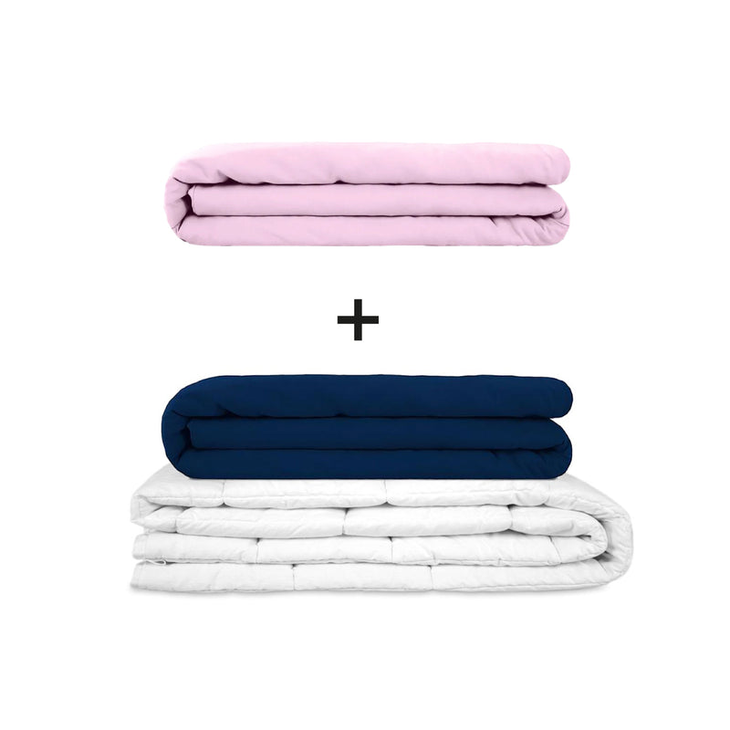 Manta terapéutica original - Juego de mantas con peso para adultos incluyendo 2 fundas a elegir