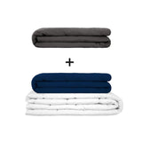 Manta terapéutica original - Juego de mantas con peso para adultos incluyendo 2 fundas a elegir