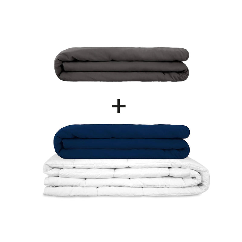Manta terapéutica original - Juego de mantas con peso para adultos incluyendo 2 fundas a elegir