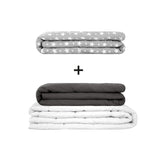 Manta terapéutica original - Juego de mantas con peso para adultos incluyendo 2 fundas a elegir