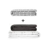 Manta terapéutica original - Juego de mantas con peso para adultos incluyendo 2 fundas a elegir