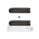 Manta terapéutica original - Juego de mantas con peso para adultos incluyendo 2 fundas a elegir