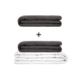 Manta terapéutica original - Juego de mantas con peso para adultos incluyendo 2 fundas a elegir