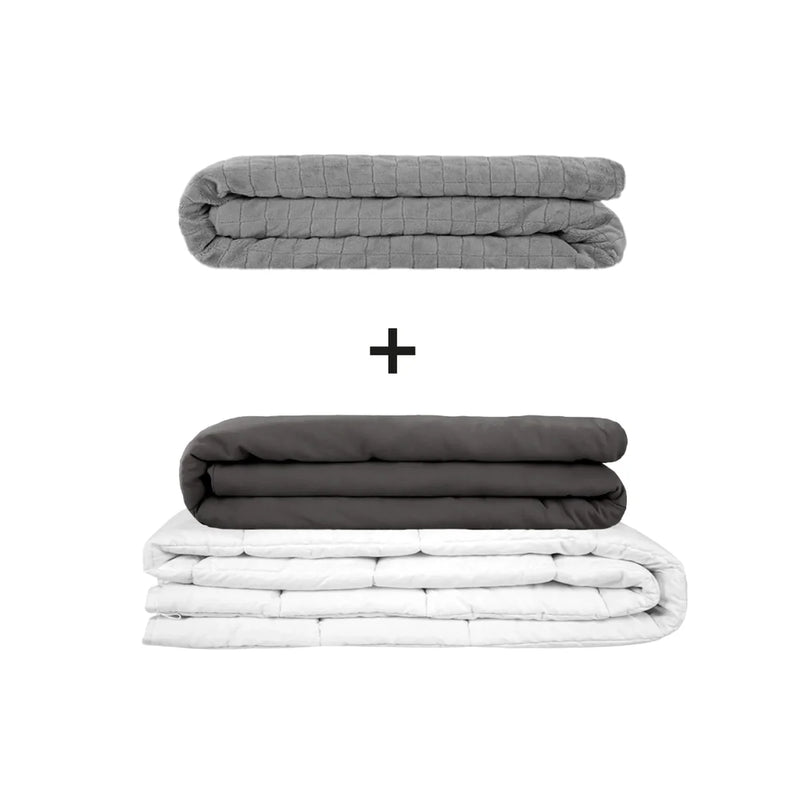 Manta terapéutica original - Juego de mantas con peso para adultos incluyendo 2 fundas a elegir